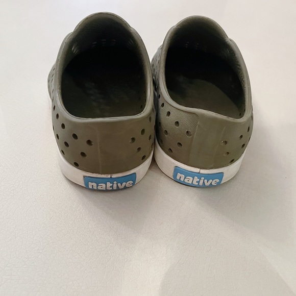 Native Shoes Jefferson Child - Utili Green/Shell White - Picture 2 of 4